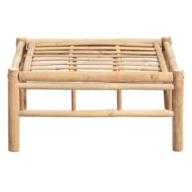 Hocker Tarifa bamboe - naturel - 35x73x73 cm