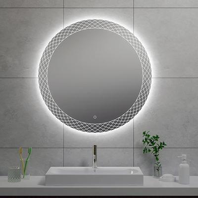 Wiesbaden Deco LED Badkamerspiegel Rond 80cm - Dimbare Verlichting