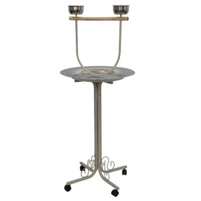 Strong papegaaienspeelplaats amy 55x55x135 cm zilvergrijs 99048