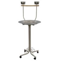 Strong papegaaienspeelplaats amy 55x55x135 cm zilvergrijs 99048 - thumbnail