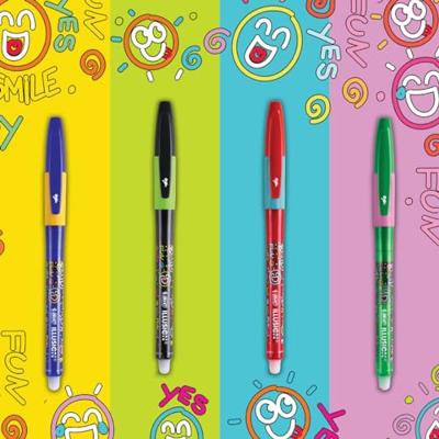 Gelschrijver bic gelocity illusion m zwart | 12 stuks
