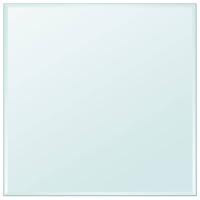 Tafelblad van gehard glas 800x800 mm vierkant - thumbnail