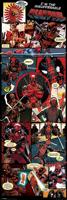 Deadpool Panels Poster 53x158cm - thumbnail