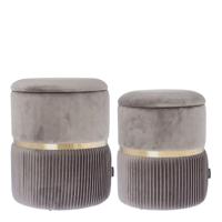 Riverdale Opbergpoef Set Elena - thumbnail