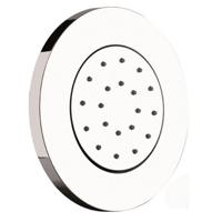 Bodyjet Hotbath Mate Twist Inbouw Massage Kantelbaar 13 cm Rond Geborsteld Nikkel - thumbnail