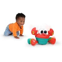 BRIGHT STARTS Babyspeelgoed 6M+ Muzikale krab om achteraan te jagen, speelgoed voor grove en fijne motoriek, obstakelsensoren, rood - thumbnail