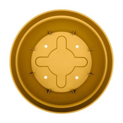 Elho Vibia Campana schaal rond 27 cm honinggeel