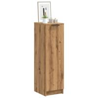 Schoenenkast 29,5x35x100,5 cm bewerkt hout artisanaal eiken - thumbnail