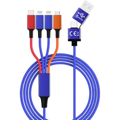 Smrter SMRTER_ELITE_L_MIX USB-laadkabel RJ45 120 cm Meerdere kleuren Smrter SMRTER_ELITE_L_MIX USB-laadkabel RJ45 120 cm Meerdere kleuren