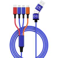 Smrter SMRTER_ELITE_L_MIX USB-laadkabel RJ45 120 cm Meerdere kleuren - thumbnail