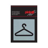 Bord Alulook Garderobe - 80x80 mm zelfklevend. - thumbnail