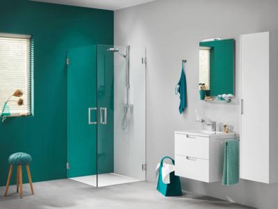 Swingdeur Sealskin 'I AM' 100x200 cm RVS Helder + Antikalk