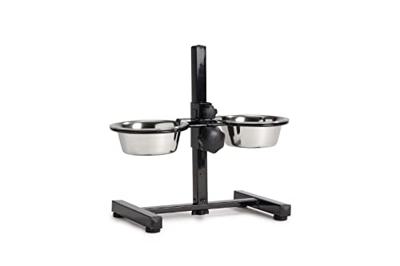Beeztees Voerbak Standaard RVS Bak 13cm Zwart