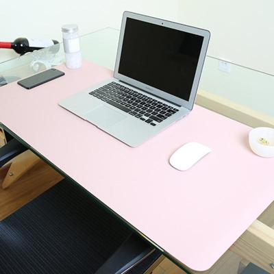Multifunctionele Business PVC lederen muismat toetsenbord pad tabel mat computer bureau mat grootte: 80 x 40cm (roze)