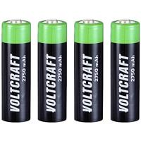 VOLTCRAFT HR06 Mignon (AA) batterij NiMH 2750 mAh 1,2 V 4 stuks - thumbnail