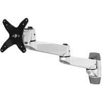 SpeaKa Professional SP-1624856 SuperSwivel Monitor-wandbeugel 1-voudig 25,4 cm (10) - 76,2 cm (30) Zilver-zwart Kantelbaar, Zwenkbaar, Roteerbaar - thumbnail