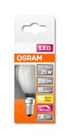 OSRAM HOMELIGHTING 4058075436961 LED-lamp Energielabel F (A - G) E14 Peer 2.8 W = 25 W Warmwit (Ø x l) 45 mm x 78 mm 1 stuk(s) - thumbnail