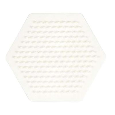 Hama strijkkralen grondplaat zeshoek klein Hama strijkkralen grondplaat zeshoek klein