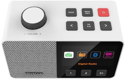 Kenwood CR-M70DAB-W Seniorenradio Wit