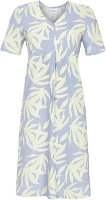 Elegant flora nachthemd blauw