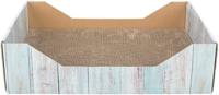 Trixie krabmand karton catnip turquoise - thumbnail