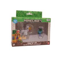 MINECRAFT S2 3D WIND-UP TOY - CHICKEN & JOCKEY - thumbnail