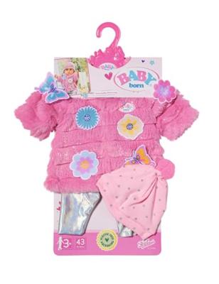 BABY born roze jas kledingset - 43 cm