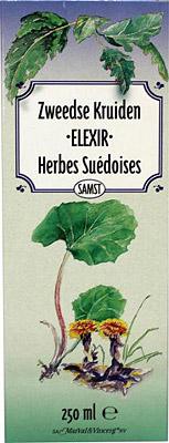 Marval&Vincent Zweedse kruiden elixer zonder kamfer 250 Milliliter