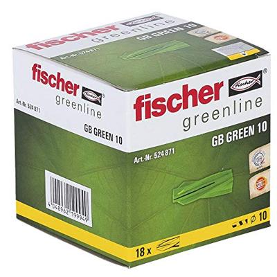 Fischer 524871 Gasbetondeuvel 10 mm 18 stuk(s)