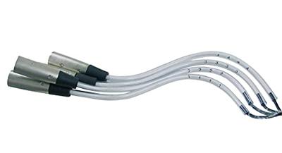Omnitronic XLR/XLR Multicore kabel 30 m Aantal ingangen:12 x Aantal uitgangen:4 x