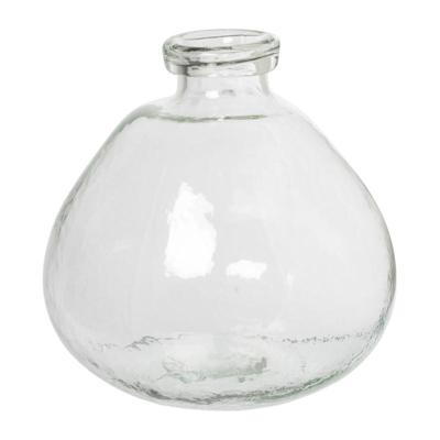 Vaas recycle look - transparant - ø20x20.5 cm Vaas recycle look - transparant - ø20x20.5 cm