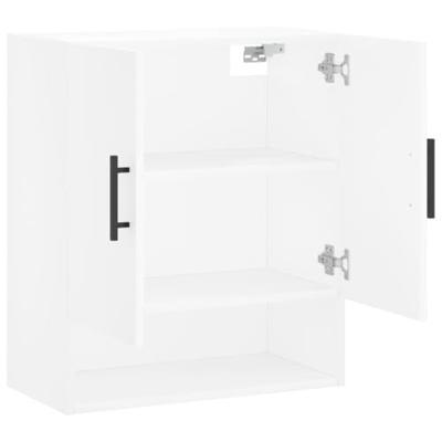Wandkast 60x31x70 cm bewerkt hout wit