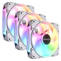 COUGAR Gaming CF-APR12HW3-RGB Computer behuizing Ventilator 12 cm Wit 3 stuk(s) - thumbnail
