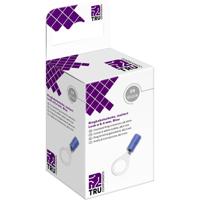 TRU COMPONENTS T2010C290 Ringkabelschoen Dwarsdoorsnede (max.): 2.5 mm² Schachtdiameter: 8.4 mm Deels geïsoleerd Blauw 25 stuk(s) - thumbnail