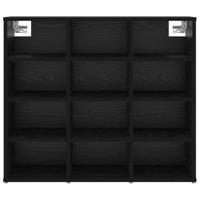 Schoenenkast Zwart Eiken 77,5 x 30 x 67 cm Bewerkt hout - thumbnail