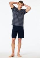 Schiesser Schiesser Heren Pyjama Short bluegrey 183588 52/L - thumbnail