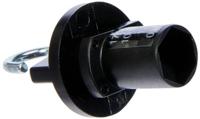 SLV 3-Fase adapterS-Track adapter met haak zwart - 175190 - thumbnail