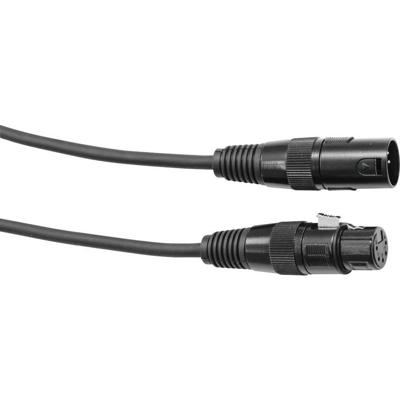 Eurolite DMX Verbindingskabel [1x XLR-stekker 5-polig - 1x XLR-stekker 5-polig] 1 m