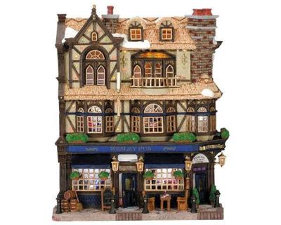 Kersthuisje Wesley pub LEMAX - Lemax Kersthuisje Wesley pub LEMAX - Lemax