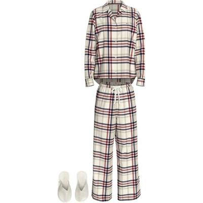 Tommy Hilfiger Dames flanellen Pyjama lange mouw - Giftset