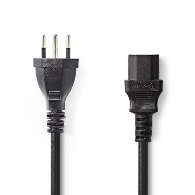 Nedis CEGP11200BK50 Voedingskabel Stekker Type J (ch) - Iec-320-c13 5,0 M Zwart