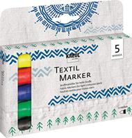 Van Der Doelen Javana texi max sunny textielstift 5 basiskleuren - thumbnail