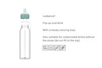 Mepal Campus Flip-Up Waterfles 500 ml Turquoise/Tranparant - thumbnail