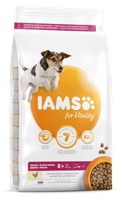 Iams for Vitality Senior Small & Medium met kip hondenvoer 12 kg - thumbnail