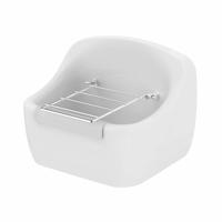 Uitstortgootsteen Venlo Keramiek 34x44cm Wit Met Stootrand - thumbnail