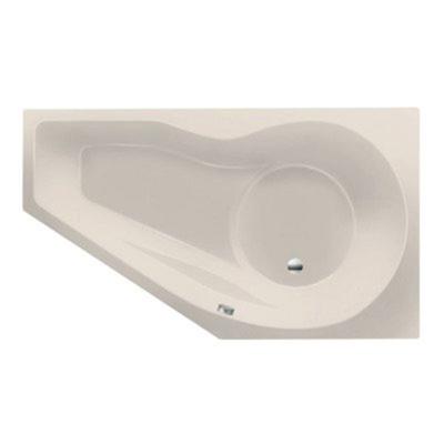 Ligbad Inbouw Xenz Fiji Vijfhoek Rechts 90x160x48cm Acryl Pergamon Hoogglans met Poten