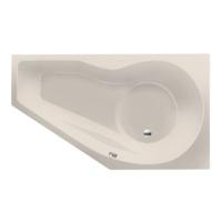 Ligbad Inbouw Xenz Fiji Vijfhoek Rechts 90x160x48cm Acryl Pergamon Hoogglans met Poten - thumbnail