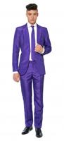 Suitmeister Maatpak Solid Paars Heren - thumbnail
