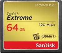 Sandisk CF geheugenkaart - 64GB - Extreme - thumbnail
