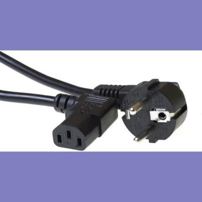 ACT AK5018 Netsnoer Schuko CEE 7/7 male (haaks) | C13 (haaks) | Zwart | 2 meter ACT AK5018 Netsnoer Schuko CEE 7/7 male (haaks) | C13 (haaks) | Zwart | 2 meter